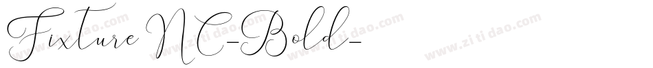 FixtureNC-Bold字体转换