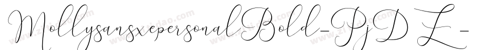 MollysansxepersonalBold-PjDZ字体转换