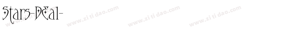 Stars-DEa1字体转换
