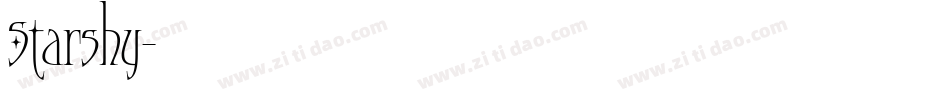 Starshy字体转换