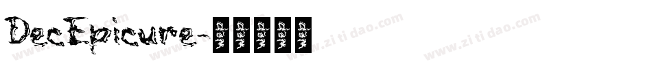 DecEpicure字体转换