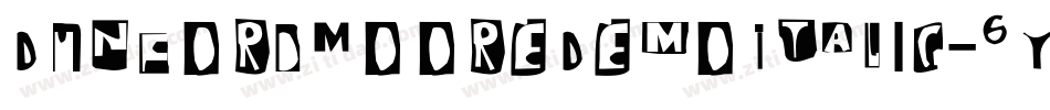 DunfordMooreDemoItalic-6YxrD字体转换