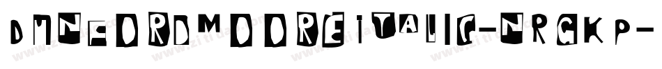 DunfordMooreItalic-nRgKP字体转换