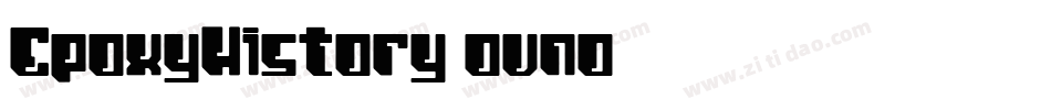 EpoxyHistory-ovno字体转换