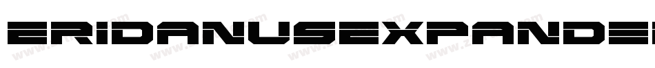 EridanusExpanded-MK3e字体转换