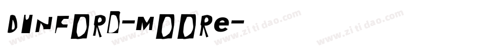 Dunford-moore字体转换