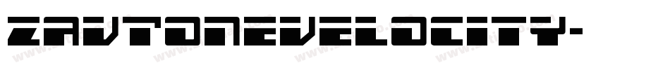 ZavToneVelocity字体转换