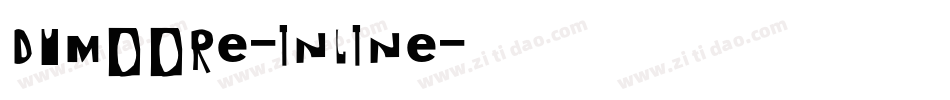 DuMoore-Inline字体转换