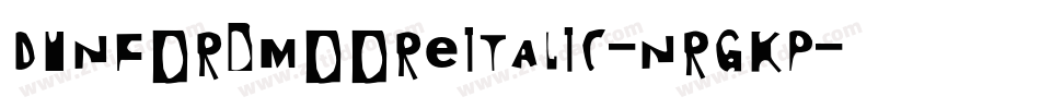 DunfordMooreItalic-nRgKP字体转换