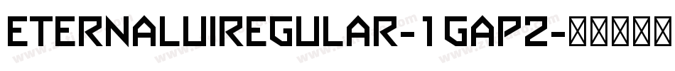 EternalUiRegular-1Gap2字体转换