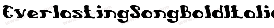 EverlastingSongBoldItalic-8KZz字体转换