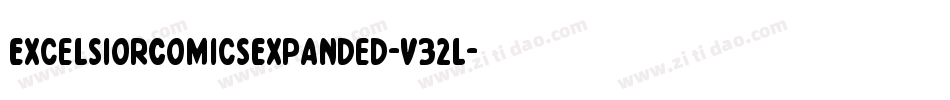 ExcelsiorComicsExpanded-V32l字体转换