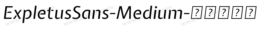 ExpletusSans-Medium字体转换
