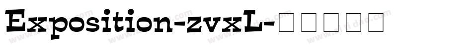 Exposition-zvxL字体转换