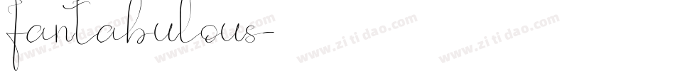 fantabulous字体转换