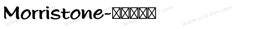 Morristone字体转换