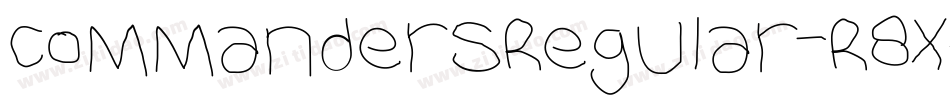 CommandersRegular-R8XA字体转换