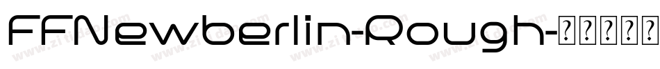 FFNewberlin-Rough字体转换