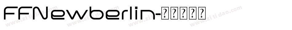 FFNewberlin字体转换