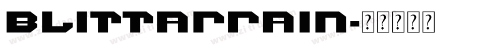 BlittarRain字体转换
