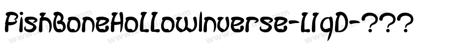 FishBoneHollowInverse-L1qD字体转换