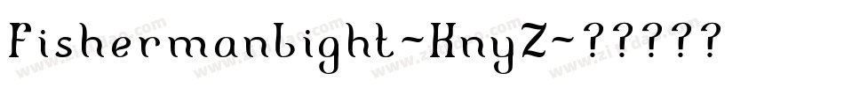FishermanLight-KnyZ字体转换