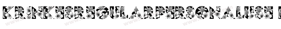 KrinkesRegularPersonalUse-Kw0X字体转换