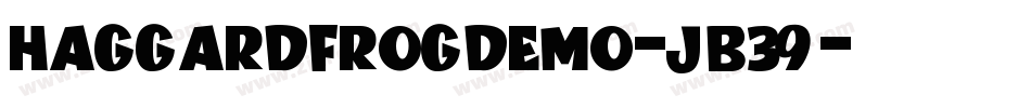 HaggardFrogDemo-jB39字体转换