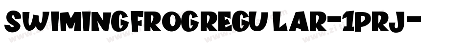 SwimingFrogRegular-1prj字体转换
