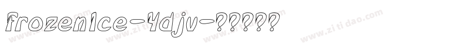 FrozenIce-Ydjv字体转换