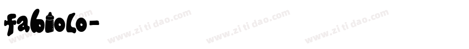 fabiolo字体转换