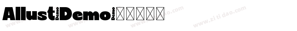 Allust-Demo字体转换