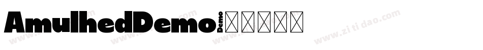 AmulhedDemo字体转换