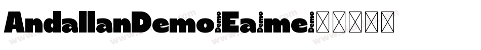 AndallanDemo-Ea4me字体转换