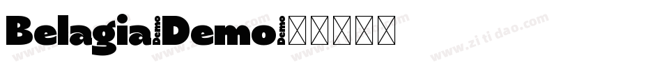 Belagia-Demo字体转换