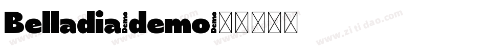 Belladia-demo字体转换