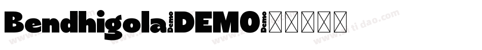 Bendhigola-DEMO字体转换