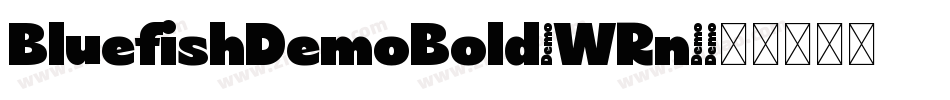 BluefishDemoBold-WRn4字体转换