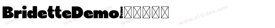 BridetteDemo字体转换
