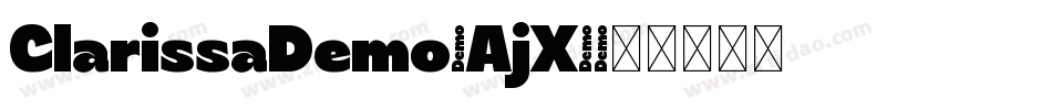 ClarissaDemo-AjX2字体转换