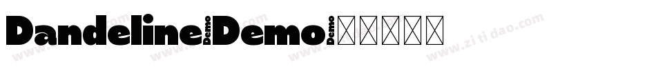 Dandeline-Demo字体转换 Dandeline-Demo字体转换