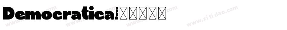 Democratica字体转换