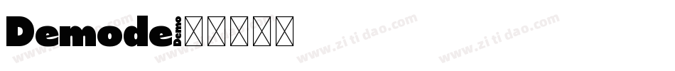 Demode字体转换