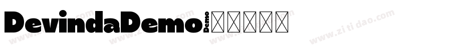 DevindaDemo字体转换