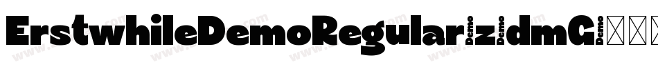 ErstwhileDemoRegular-z8dmG字体转换