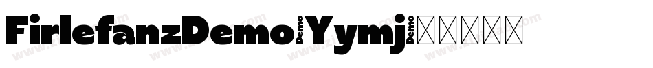 FirlefanzDemo-Yymj字体转换