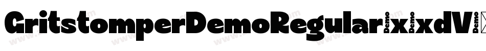 GritstomperDemoRegular-x3xdV字体转换
