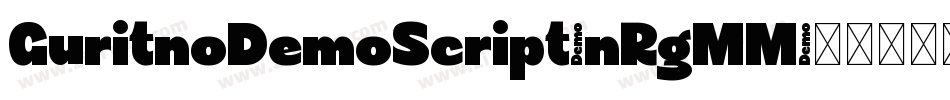 GuritnoDemoScript-nRgMM字体转换