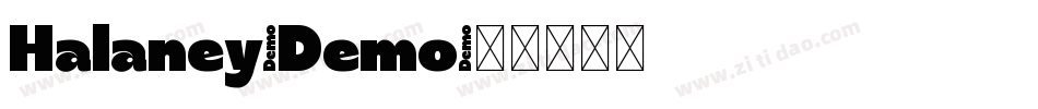 Halaney-Demo字体转换