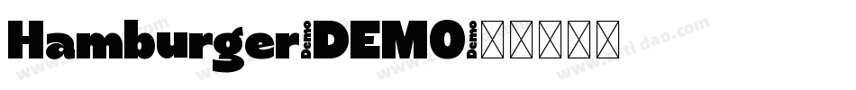 Hamburger-DEMO字体转换